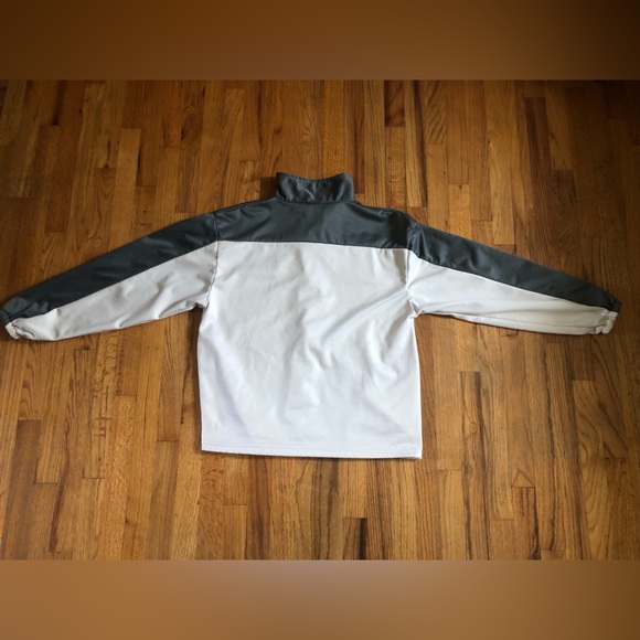 Grey and White Team USA Olympic Committee Zip-Up Jaxket - Picture 2 of 3